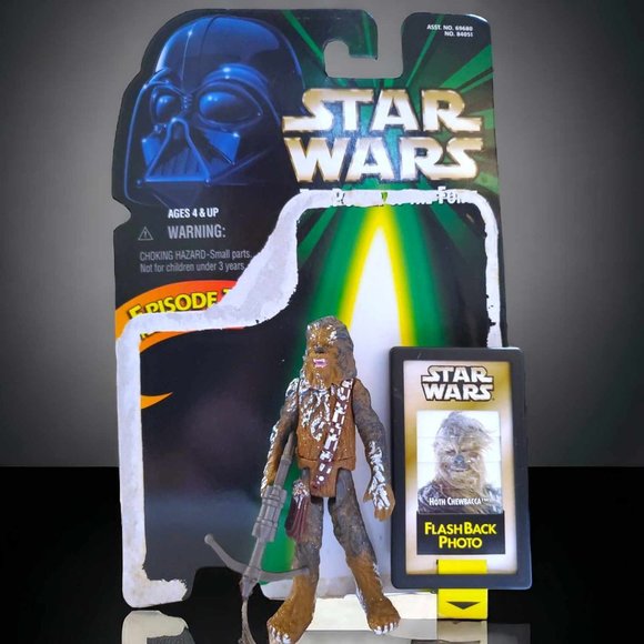 Star Wars 1998 Hasbro HOTH CHEWBACCA Vintage Authentic - Loose - Picture 1 of 4